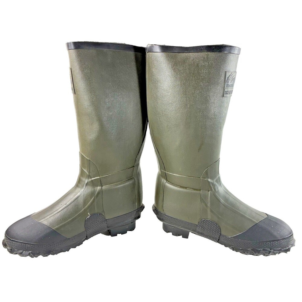 Itasca Rubber Insulated Waterproof Forrest Green Boots Men's Size 9 - Picture 3 of 8